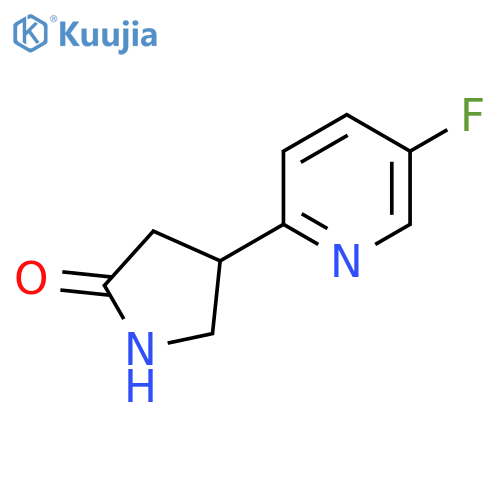 4-(5-fluoropyridin-2-yl)pyrrolidin-2-one structure