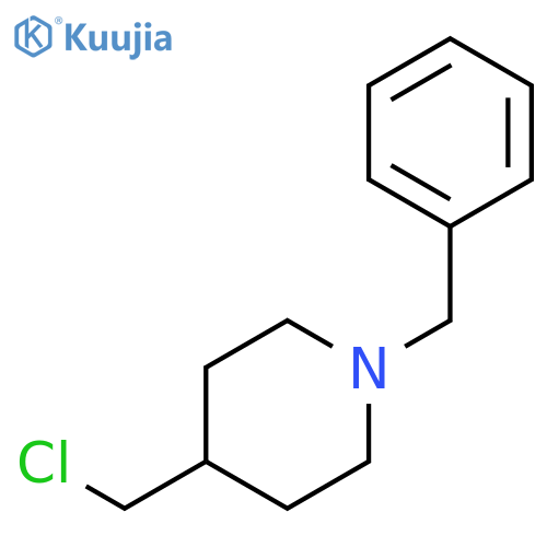 1-Benzyl-4-(chloromethyl)piperidine structure