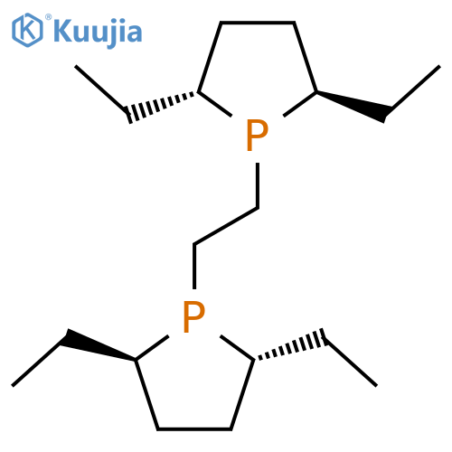 (+)-1,2-bis((2r,5r)-2,5-diethylphospholano)ethane structure
