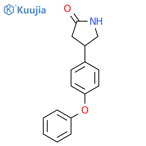 4-(4-phenoxyphenyl)pyrrolidin-2-one structure