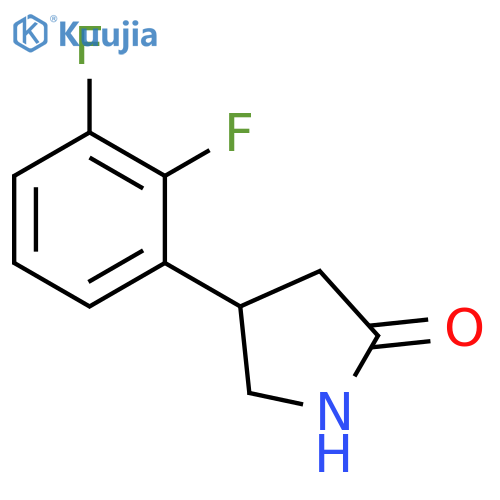 4-(2,3-difluorophenyl)pyrrolidin-2-one structure