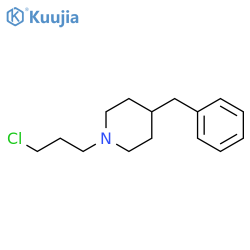4-benzyl-1-(3-chloropropyl)piperidine structure
