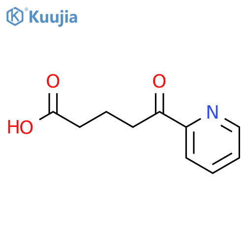 5-Oxo-5-(2-pyridyl)valeric acid structure