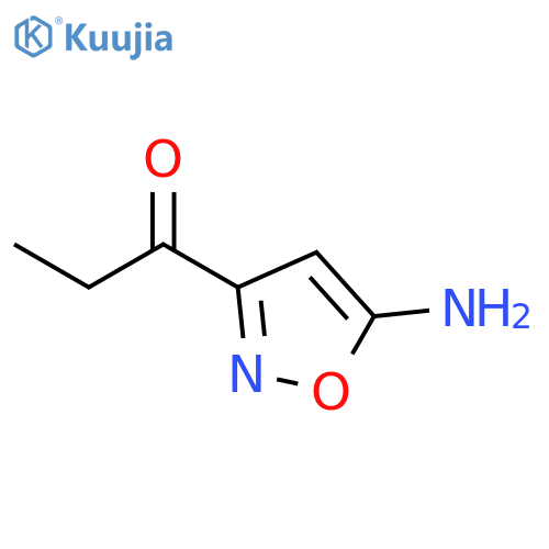 1-(5-amino-1,2-oxazol-3-yl)propan-1-one structure