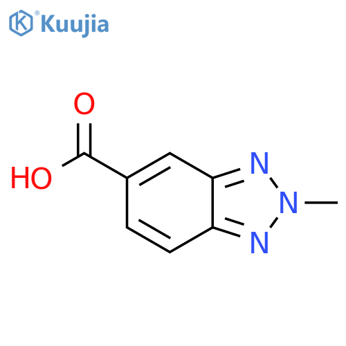 2-Methyl-2H-benzo[d][1,2,3]triazole-5-carboxylic acid structure