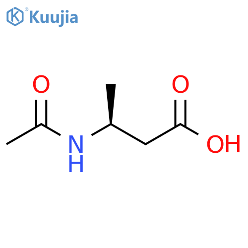 (3S)-3-acetamidobutanoic acid structure