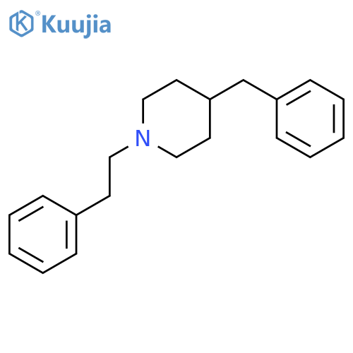 4-benzyl-1-(2-phenylethyl)piperidine structure