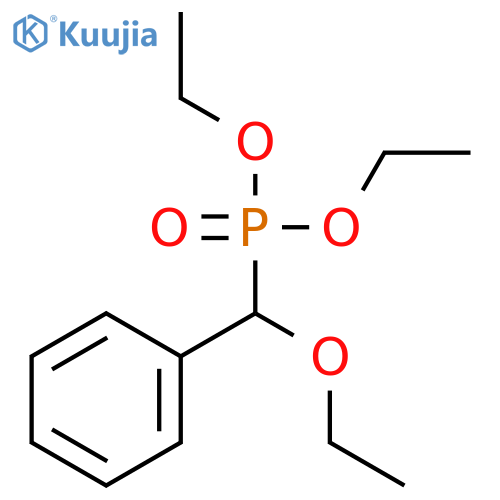 Phosphonic acid, (ethoxyphenylmethyl)-, diethyl ester structure