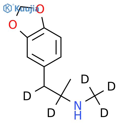 1,3-Benzodioxole-5-ethan-a,b-d2-amine, a-methyl-N-(methyl-d3)- (9CI) structure