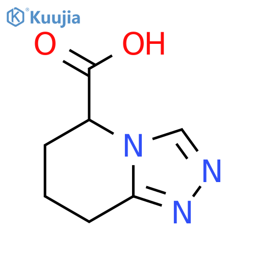 5H,6H,7H,8H-[1,2,4]triazolo[4,3-a]pyridine-5-carboxylic acid structure