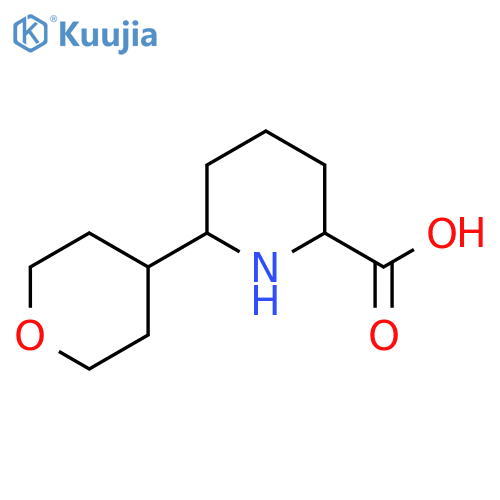 6-(oxan-4-yl)piperidine-2-carboxylic acid structure