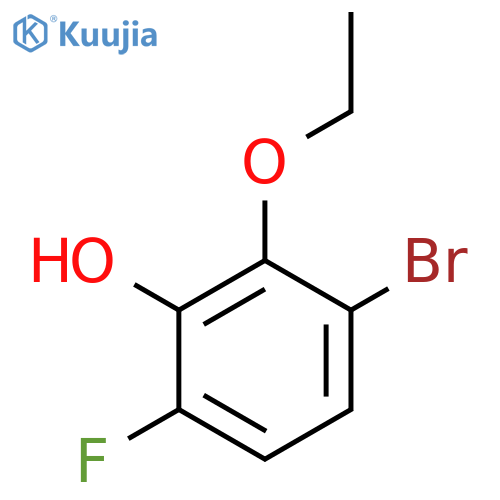 3-Bromo-2-ethoxy-6-fluorophenol structure
