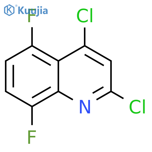 2,4-dichloro-5,8-difluoroquinoline structure