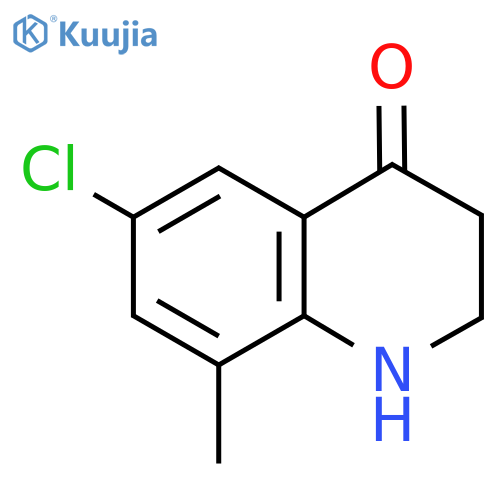 6-Chloro-8-methyl-2,3-dihydroquinolin-4(1H)-one structure