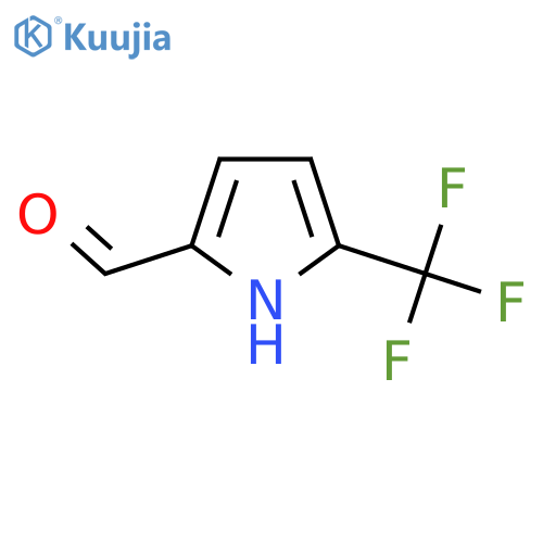 5-(Trifluoromethyl)-1H-pyrrole-2-carbaldehyde structure