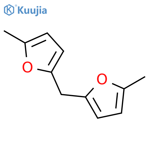 Furan, 2,2'-methylenebis[5-methyl- structure