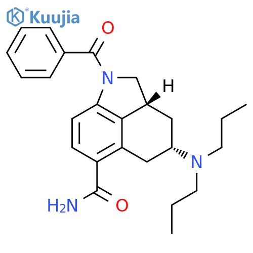 Benz[cd]indole-6-carboxamide, 1-benzoyl-4-(dipropylamino)-1,2,2a,3,4,5-hexahydro-, (2aR,4S)- structure