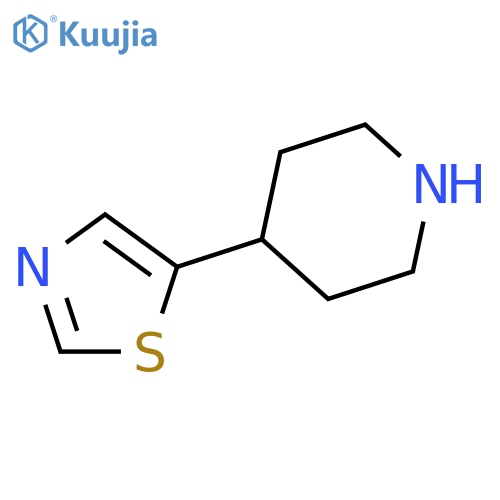4-(1,3-THIAZOL-5-YL)PIPERIDINE structure