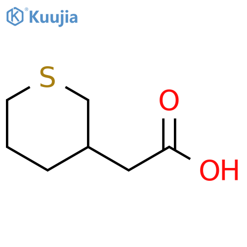 2-(thian-3-yl)acetic acid structure