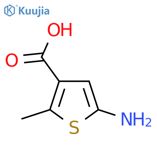 5-Amino-2-methylthiophene-3-carboxylic acid structure