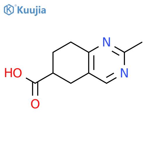 2-Methyl-5,6,7,8-tetrahydroquinazoline-6-carboxylic acid structure