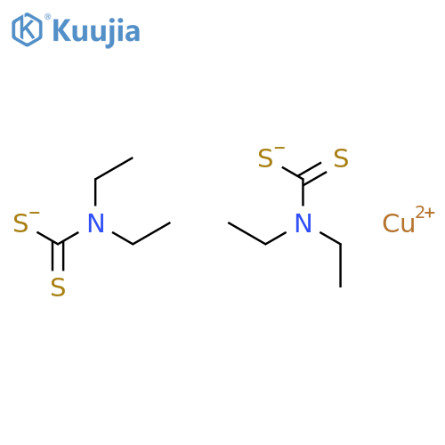 DIETHYLDITHIOCARBAMIC ACID COPPER SALT structure