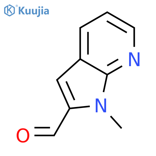 1-Methyl-1H-pyrrolo[2,3-b]pyridine-2-carbaldehyde structure