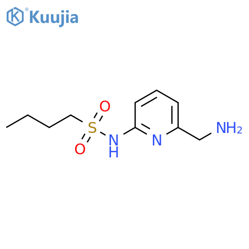 N-6-(aminomethyl)pyridin-2-ylbutane-1-sulfonamide structure