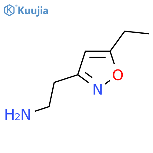 2-(5-Ethyl-1,2-oxazol-3-yl)ethan-1-amine structure