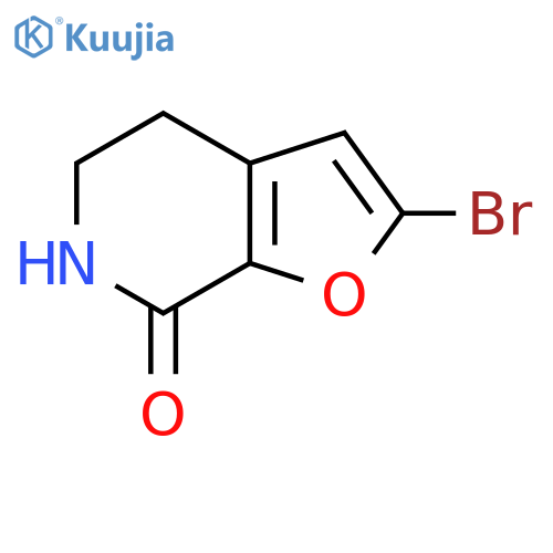 2-Bromo-5,6-dihydro-4H-furo[2,3-C]pyridin-7-one structure