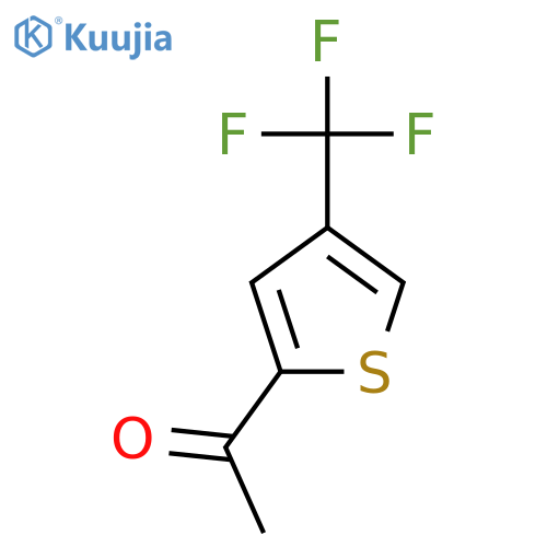1-[4-(Trifluoromethyl)thiophen-2-yl]ethanone structure