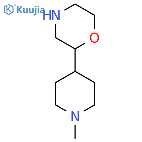 2-(1-methylpiperidin-4-yl)morpholine structure