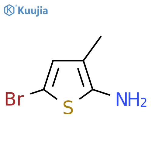 2-Amino-5-bromo-3-methylthiophene structure