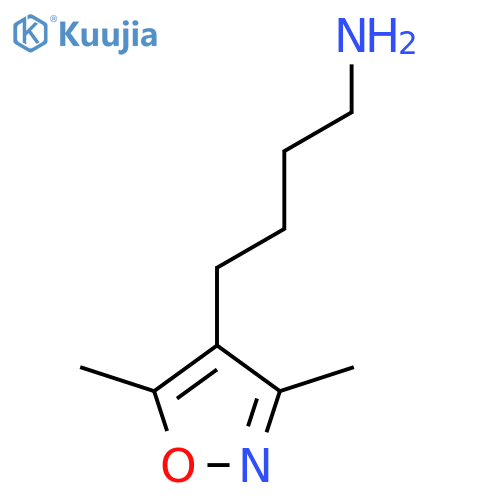 4-(dimethyl-1,2-oxazol-4-yl)butan-1-amine structure