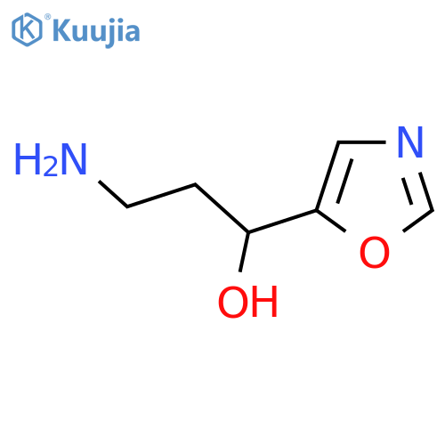 3-Amino-1-(1,3-oxazol-5-yl)propan-1-ol structure