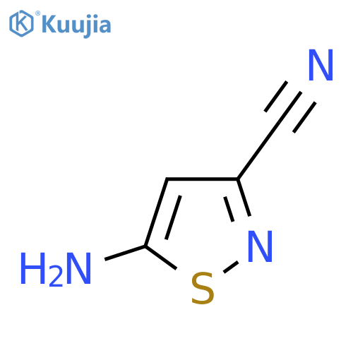 5-Aminoisothiazole-3-carbonitrile structure