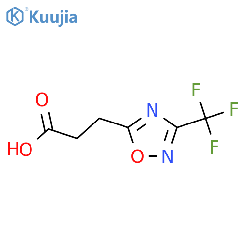 1,2,4-Oxadiazole-5-propanoic acid, 3-(trifluoromethyl)- structure