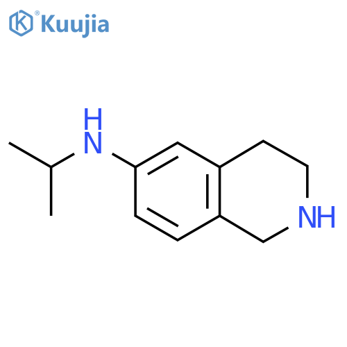 N-(propan-2-yl)-1,2,3,4-tetrahydroisoquinolin-6-amine structure