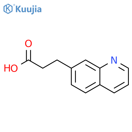 3-(QUINOLIN-7-YL)PROPANOIC ACID structure