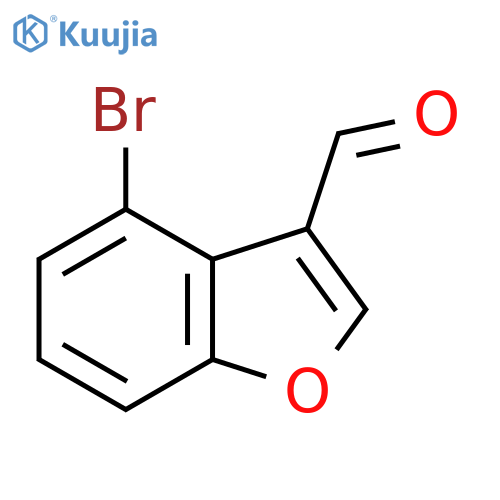 4-Bromobenzofuran-3-carbaldehyde structure