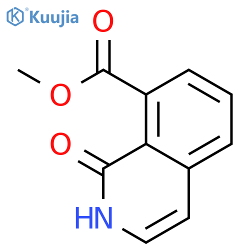 methyl 1-oxo-2H-isoquinoline-8-carboxylate structure