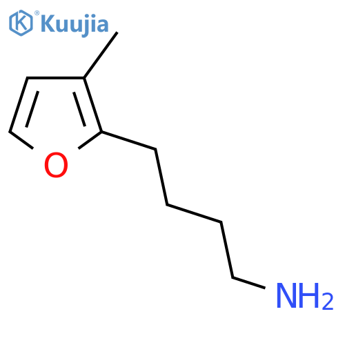 4-(3-methylfuran-2-yl)butan-1-amine structure