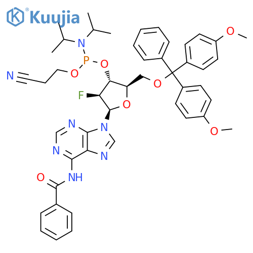 Dmt-2'fluoro-da(bz) amidite structure