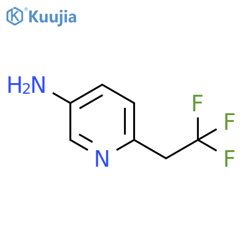 3-Pyridinamine, 6-(2,2,2-trifluoroethyl)- structure