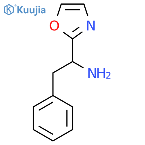 1-(1,3-oxazol-2-yl)-2-phenylethan-1-amine structure