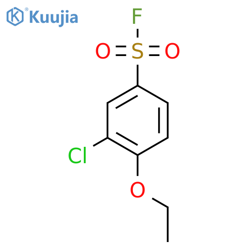3-Chloro-4-ethoxybenzene-1-sulfonyl fluoride structure