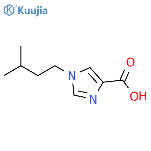 1-isopentyl-1H-imidazole-4-carboxylic acid structure