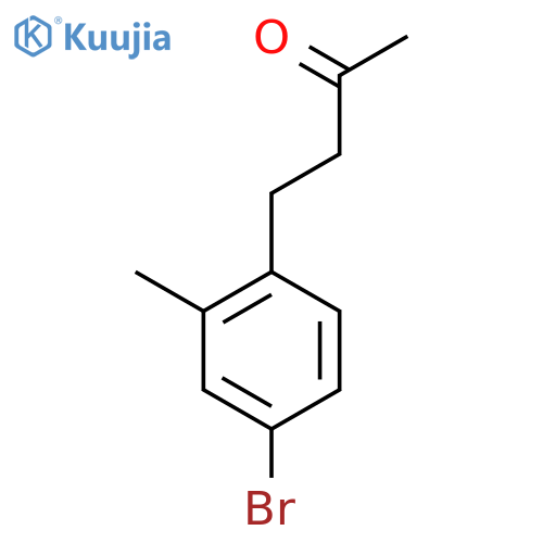 4-(4-bromo-2-methylphenyl)butan-2-one structure