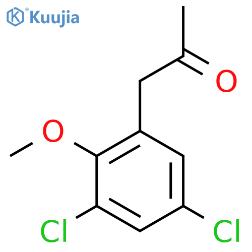 1-(3,5-dichloro-2-methoxyphenyl)propan-2-one structure