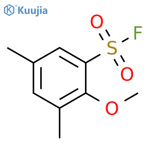 Benzenesulfonyl fluoride, 2-methoxy-3,5-dimethyl- structure